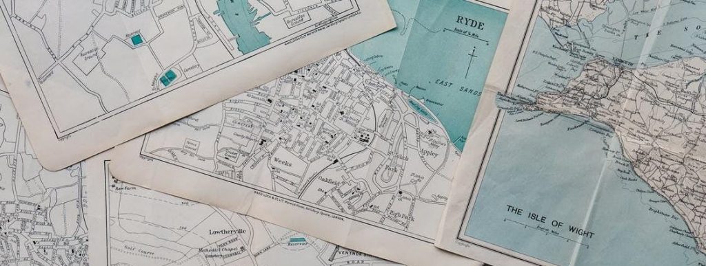 an photo of a map